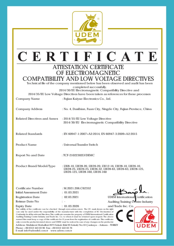 CE Certificate 1