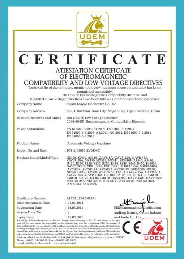 CE Certificate 2